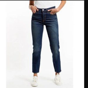Levis Size 25 Icon Wedgie Fit Ankle (L27”) Denim 22861